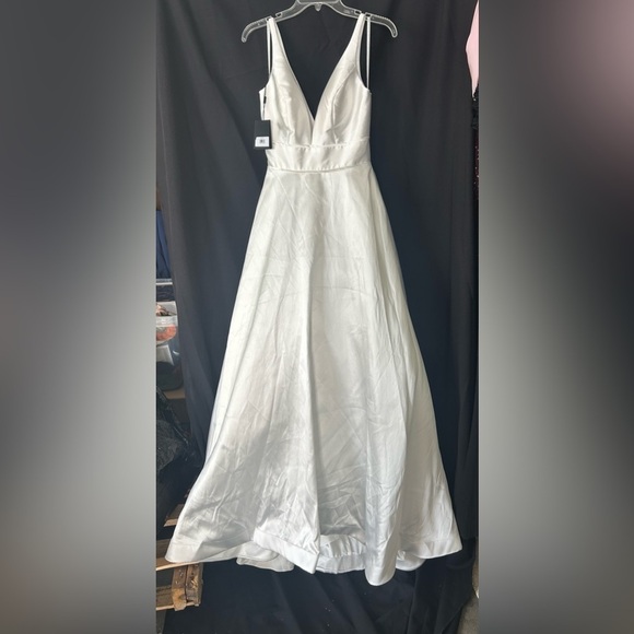 Mac Duggal 55272 NWT LAYERED TULLE CHIFFON BALL GOWN - Picture 4 of 7